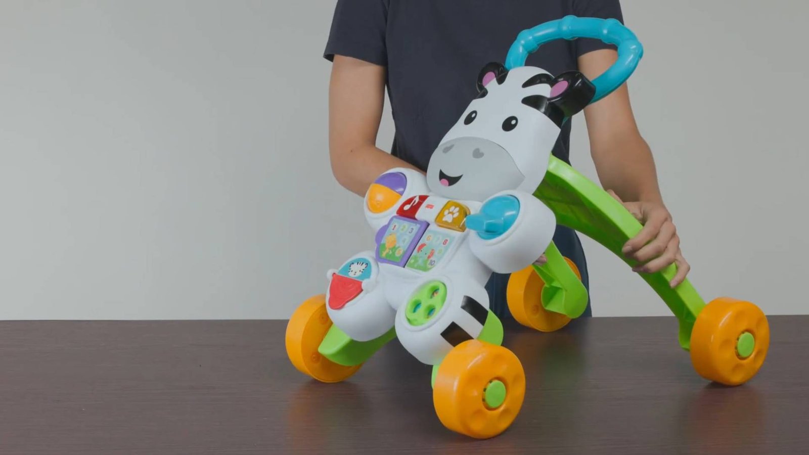 Andador e Apoiador Fisher-Price em Formato de Zebra